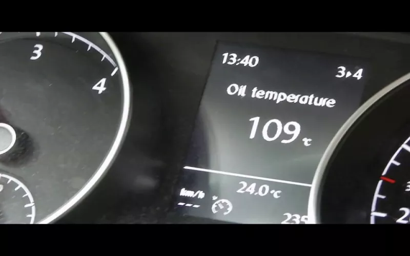 Unlock hidden feature Engine oil Temperature in MID in Volkswagen Skoda