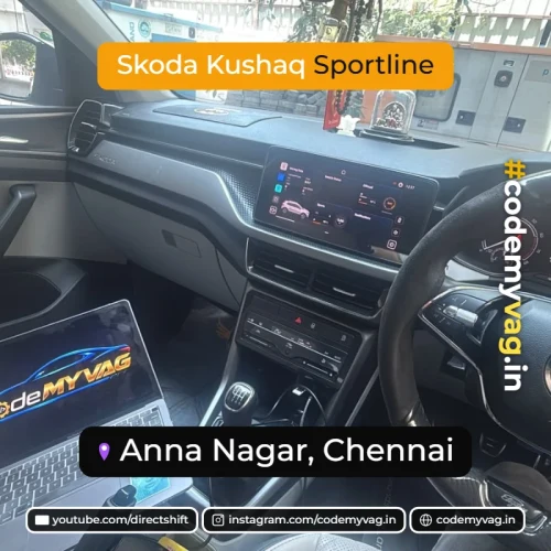 Skoda Kushaq Sportline coded in Anna Nagar, Chennai