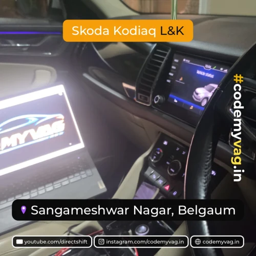 Skoda Kodiaq L&K coded in Sangameshwar Nagar, Belgaum (Belagavi)