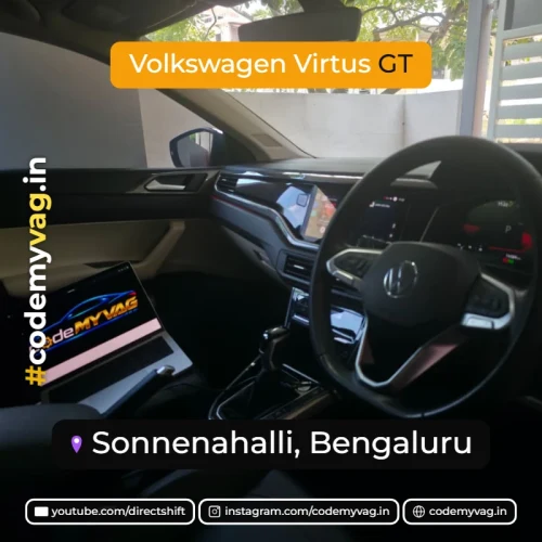 Volkswagen Virtus GT coded in Sonnenahalli, Bengaluru (Bangalore)