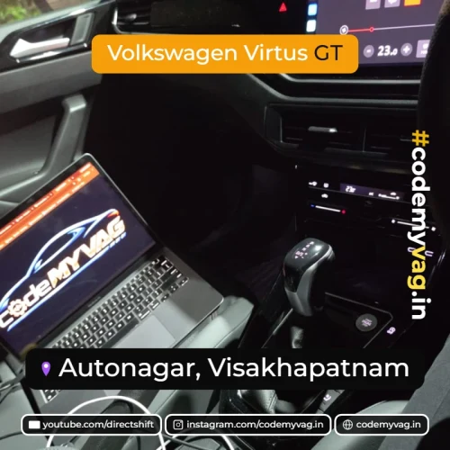 Volkswagen Virtus GT coded in Autonagar, Visakhapatnam