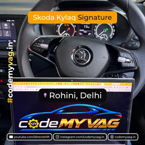Skoda Kylaq Signature coded in Rohini, Delhi