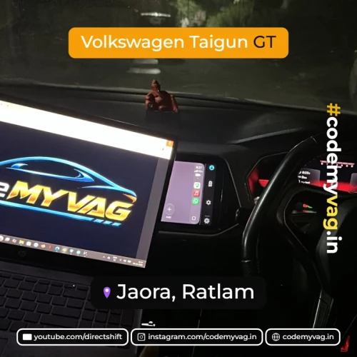 Volkswagen Taigun GT coded in Jaora, Ratlam