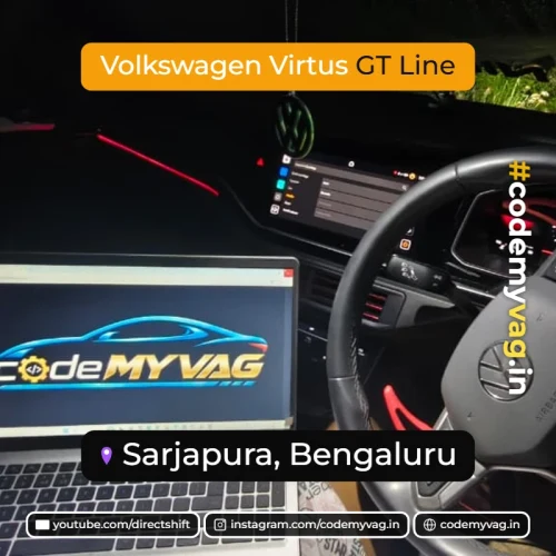 Volkswagen Virtus GT Line coded in Sarjapura, Bengaluru (Bangalore)