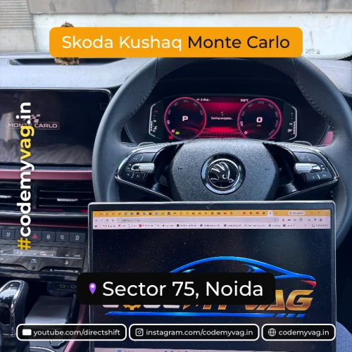 Skoda Kushaq Monte Carlo coded in Sector 75, Noida