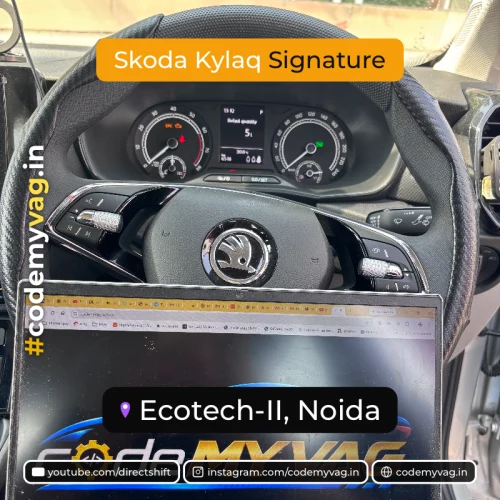 Skoda Kylaq Signature coded in Ecotech-II, Noida
