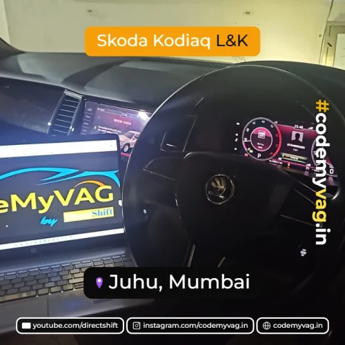 Skoda Kodiaq L&K coded in Juhu, Mumbai