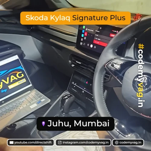 Skoda Kylaq Signature Plus coded in Juhu, Mumbai