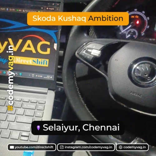 Skoda Kushaq Ambition coded in Selaiyur, Chennai