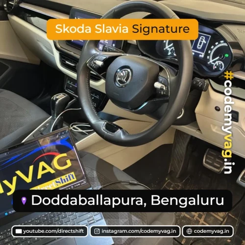 Skoda Slavia Signature coded in Doddaballapura, Bengaluru (Bangalore)
