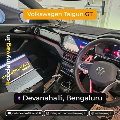 Volkswagen Taigun GT coded in Devanahalli, Bengaluru (Bangalore)