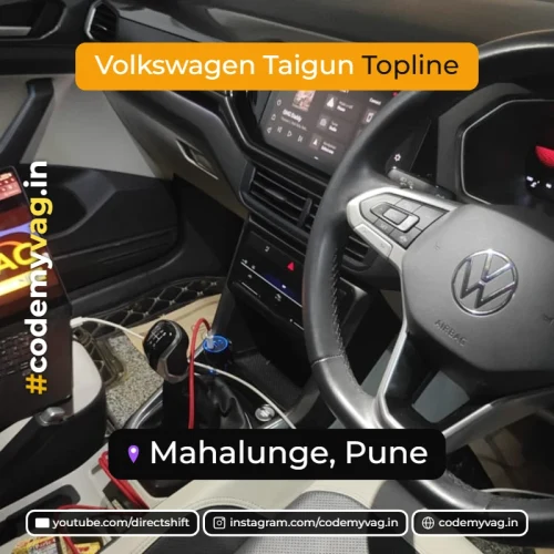 Volkswagen Taigun Topline coded in Mahalunge, Pune