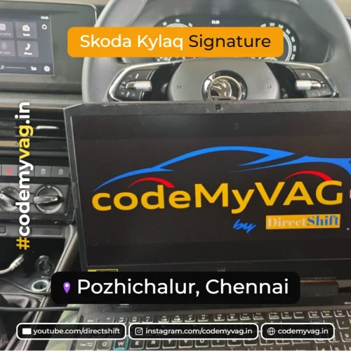 Skoda Kylaq Signature coded in Pozhichalur, Chennai