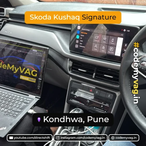 Skoda Kushaq Signature coded in Kondhwa, Pune