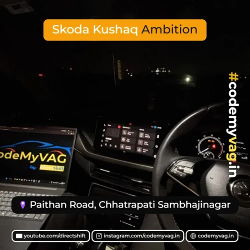 Skoda Kushaq Ambition coded in Paithan Road, Chhatrapati Sambhajinagar (Aurangabad)