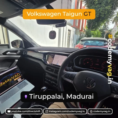 Volkswagen Taigun GT coded in Tiruppalai, Madurai