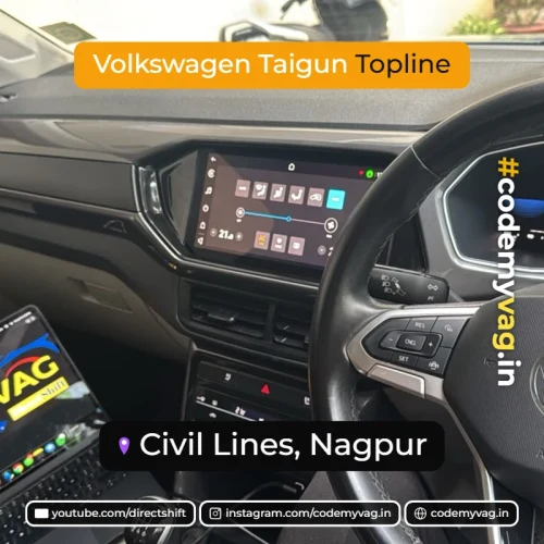 Volkswagen Taigun Topline coded in Civil Lines, Nagpur