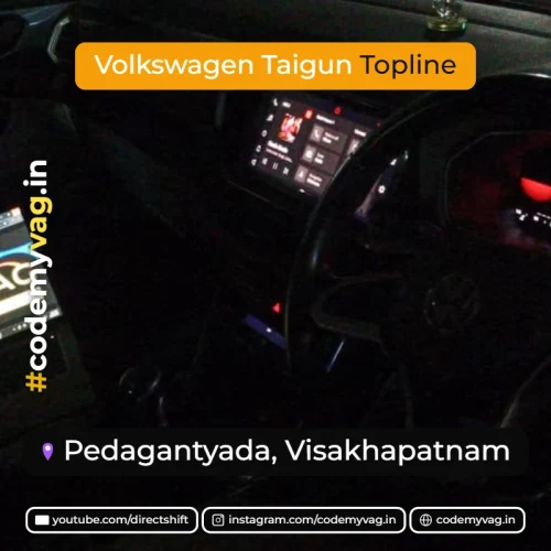 Volkswagen Taigun Topline coded in Pedagantyada, Visakhapatnam