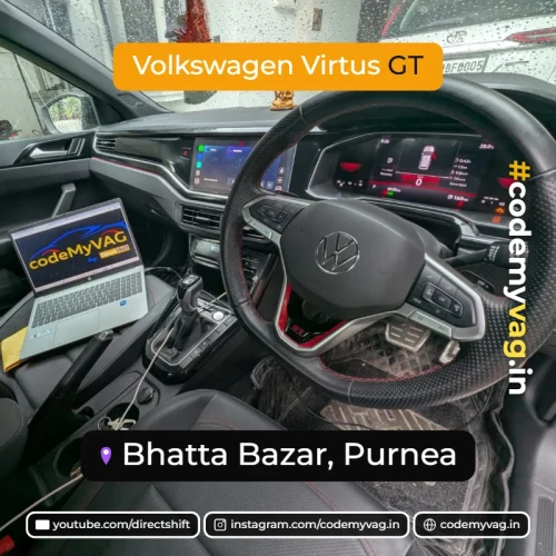 Volkswagen Virtus GT coded in Bhatta Bazar, Purnea