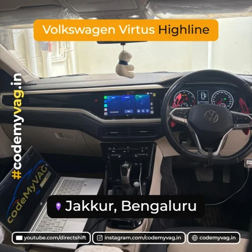 Volkswagen Virtus Highline coded in Jakkur, Bengaluru (Bangalore)