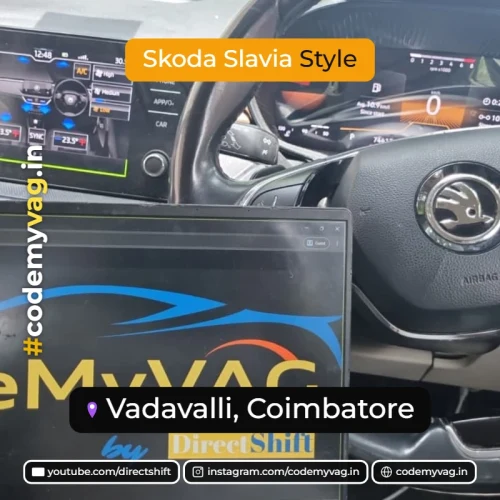 Skoda Slavia Style coded in Vadavalli, Coimbatore