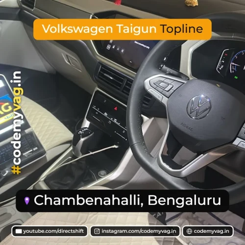 Volkswagen Taigun Topline coded in Chambenahalli, Bengaluru (Bangalore)