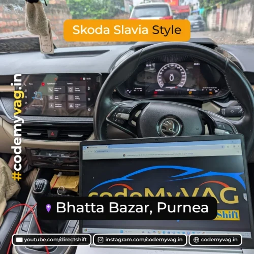 Skoda Slavia Style coded in Bhatta Bazar, Purnea