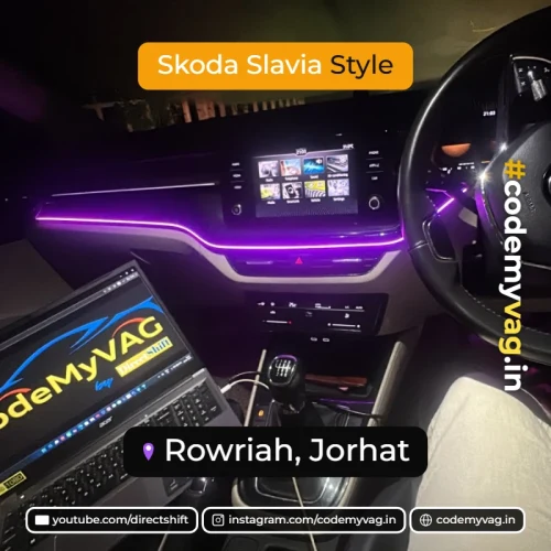 Skoda Slavia Style coded in Rowriah, Jorhat