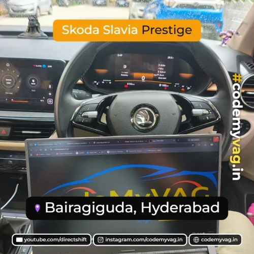 Skoda Slavia Prestige coded in Bairagiguda, Hyderabad