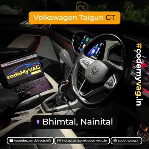Volkswagen Taigun GT coded in Bhimtal, Nainital