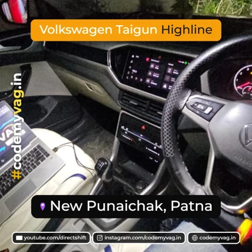 Volkswagen Taigun Highline coded in New Punaichak, Patna