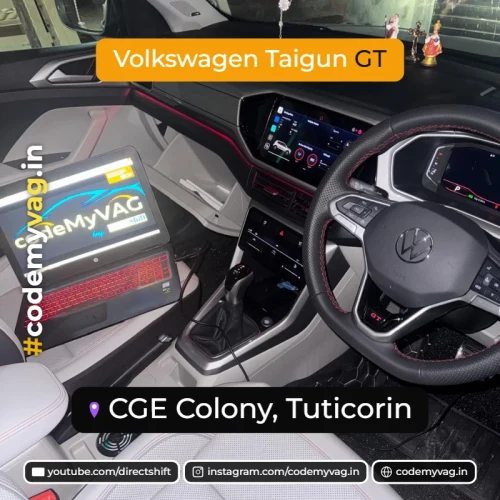 Volkswagen Taigun GT coded in CGE Colony, Tuticorin (Thoothukudi)