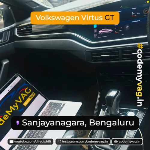 Volkswagen Virtus GT coded in Sanjayanagara, Bengaluru (Bangalore)