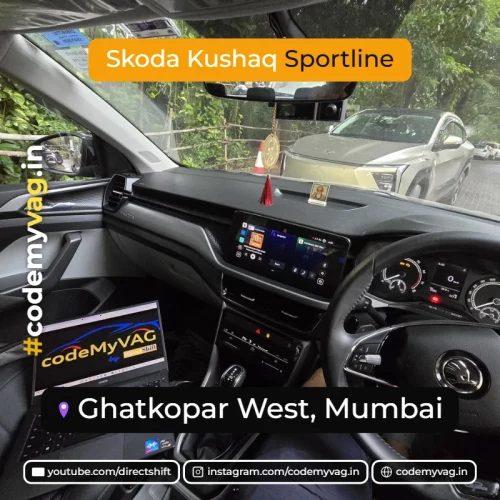 Skoda Kushaq Sportline coded in Ghatkopar West, Mumbai