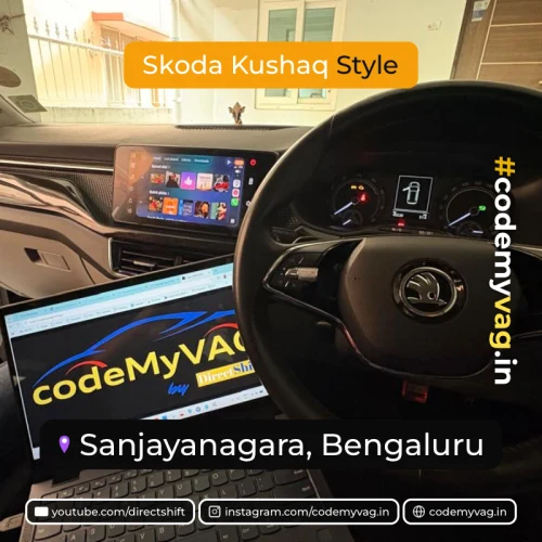 Skoda Kushaq Style coded in Sanjayanagara, Bengaluru (Bangalore)