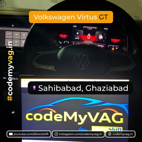 Volkswagen Virtus GT coded in Sahibabad, Ghaziabad