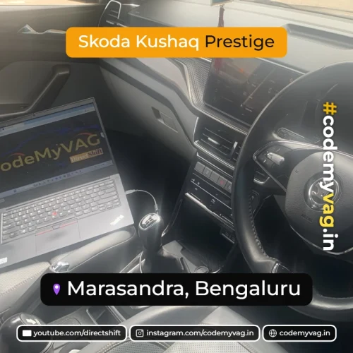 Skoda Kushaq Prestige coded in Marasandra, Bengaluru (Bangalore)