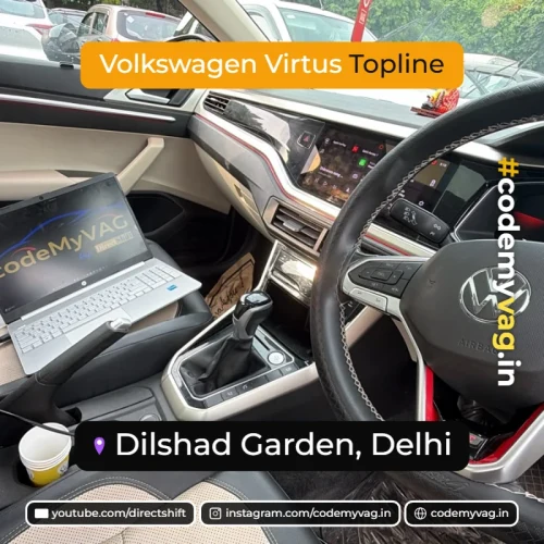 Volkswagen Virtus Topline coded in Dilshad Garden, Delhi