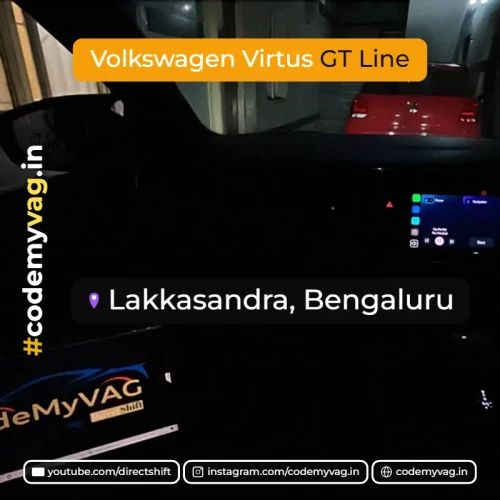 Volkswagen Virtus GT Line coded in Lakkasandra, Bengaluru (Bangalore)