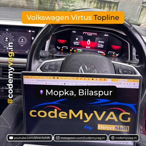Volkswagen Virtus Topline coded in Mopka, Bilaspur