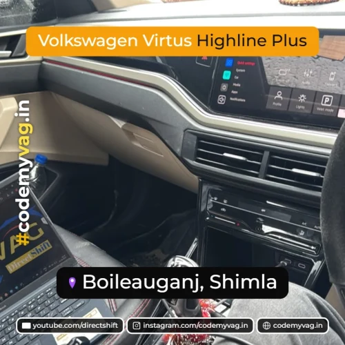 Volkswagen Virtus Highline Plus coded in Boileauganj, Shimla