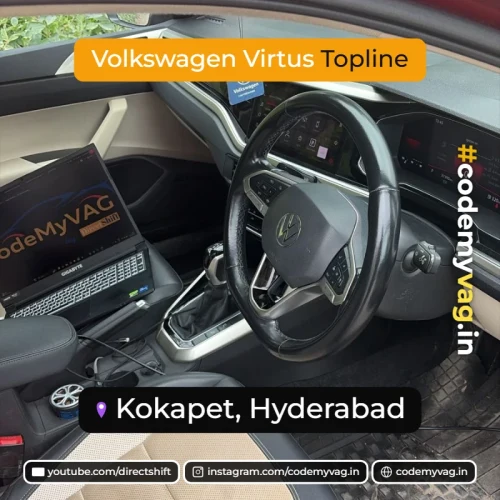 Volkswagen Virtus Topline coded in Kokapet, Hyderabad