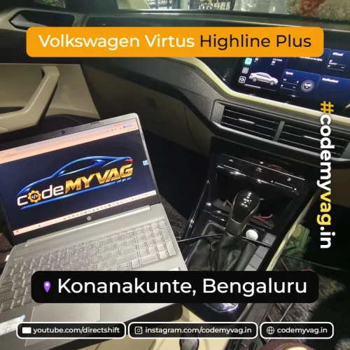 Volkswagen Virtus Highline Plus coded in Konanakunte, Bengaluru (Bangalore)