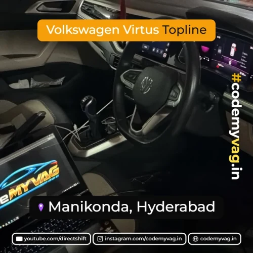 Volkswagen Virtus Topline coded in Manikonda, Hyderabad
